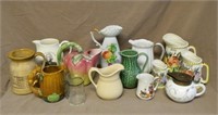 Selection of Pitchers and Creamers.