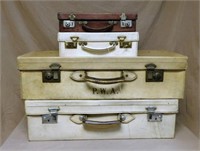 Vintage Leather Suitcases and Attachés.
