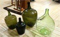 European Glass Carboys and Jugs.