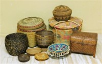 Lovely Selection of Woven Baskets.
