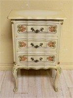Louis XV Style Painted Walnut Chest.