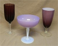 Italian Art Glass Vases.