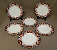 Royal Crown Derby Porcelain Plates.  6 pc.
