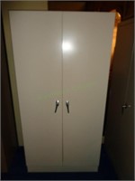 6ft Tall Grey Metal Cabinet