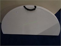 4ft Round Folding in Half Plastic Table