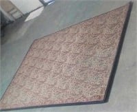 Paisley print area rug
