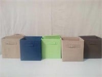 Lot of 12 Fabric storage cubes