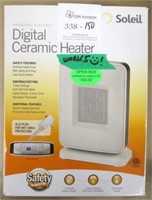 Soleil Digital Display Ceramic Heater