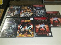 NIB Star Wars PlayStation 2 games