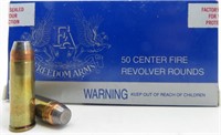50Rds FA 454 CASULL 260 JFP Revolver Cartridges