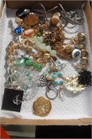 Sterling Charm, Cameo Brooch & More
