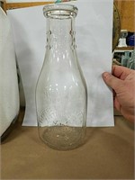 Vintage quart milk bottle