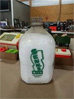 Vintage gallon milk bottle
