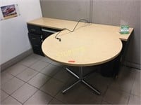 Sales Desk w/ Round Table
