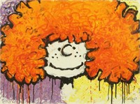 TOM EVERHART "BIG HAIR" SIGNED NUMBERED LITHOGRAPH