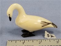 Peter Mayac 3.25" ivory snow goose             (k