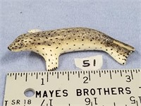 Peter Mayac spotted seal 3.25" long             (