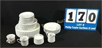 30+ Pieces Of White China
