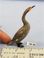 4" Ivory cormorant by Ted Mayac             (k 58)