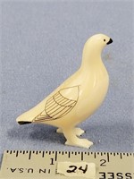 Ted Mayac ivory bird 2.5"             (k 58)