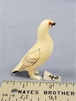 2.75" Ivory bird by Ted Mayac             (k 58)