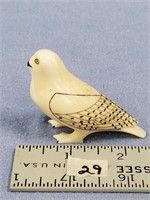 Ted Mayac ivory bird 2.5"             (k 58)