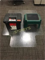 Floor Protector, Stool, File Box