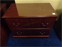 HON 2 Drawer Mahogany File Cabinet #2