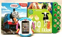 (2) Story Books, Baby Phone Toy