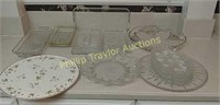 Large Lot Of Serving Trays