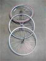 Lot of 3 - 26" bicycle rims