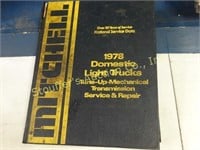 Mitchell 1978 Domestic light trucks Tune up