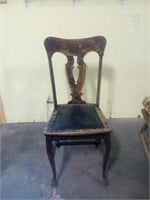 Old accent chair