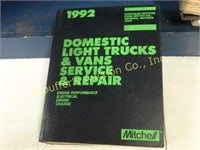 Mitchell 1992 Domestic light trucks & vans repair