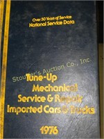 National Service Data 1976 Tune-up manual