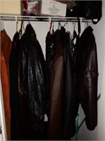 Entire Closet full of men’s “Double XL” leather