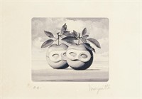 Rene Magritte 1898-1967 Belgium Etching Signed EA