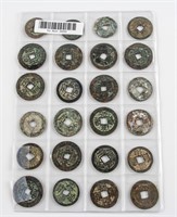 24 Assorted Chinese Bronze Coins