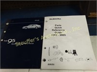 Subaru '85-2005 parts reference & '95 Saab parts