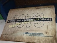 1973 Ford wiring & vacuum diagrams