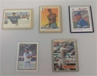 Lot of 5 collector sports cards