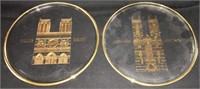 2 Orrefors Limited Edition Souvenir Plates