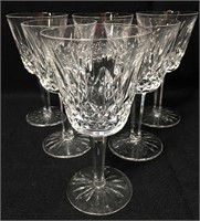 Set Of 6 Waterford Crystal Wine Glasses