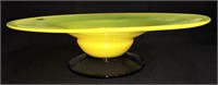 Blenko Handcraft Art Glass Footed Bowl