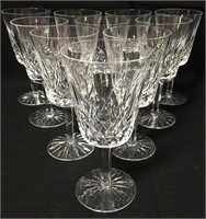 Set Of 10 Waterford Crystal Wine Glasses