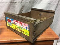 Vintage Stagnaros old fruit cherry crate