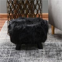 Black Accent Foot Stool