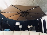 HUGE Solor LED Lighted Umbrella