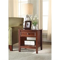 Wander Cherry Storage End Table
