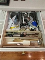 Drawer Of Kitchen Utility Items